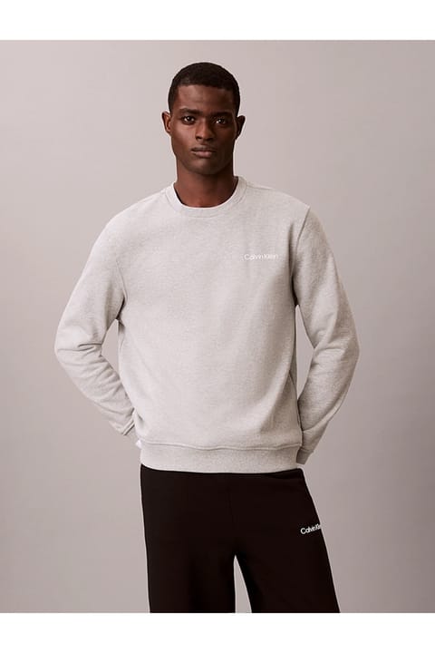 سویشرت مردانه Calvin Klein با یقه گرد و لوگوی چاپی مناسب استفاده روزمره
