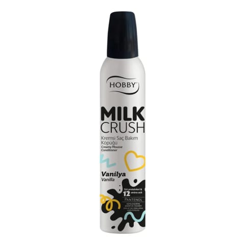 فوم مراقبت کرمی مو Hobby Milk Crush وانیلی 200 ml