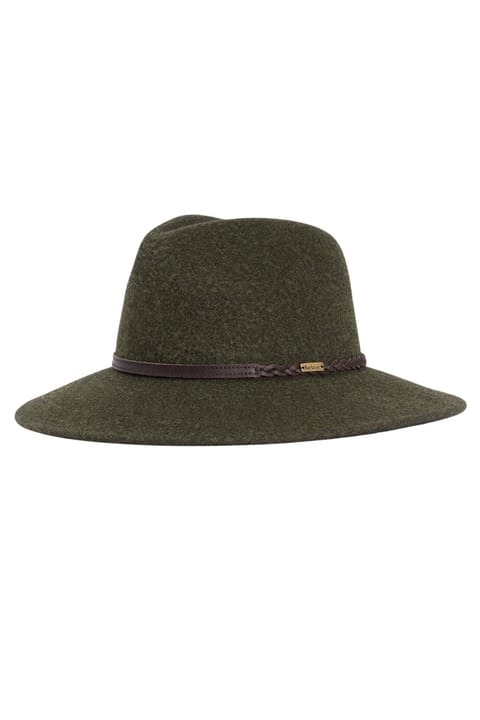 کلاه فدورا Barbour مدل Tack رنگ Olive Melange کد OL35