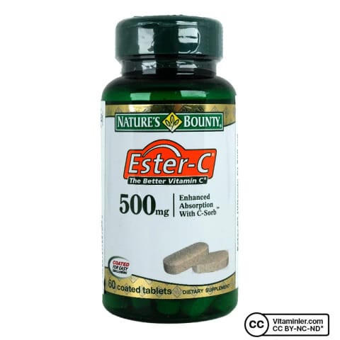 Nature's Bounty Ester C 500 میلیگرم 60 قرص