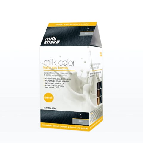 milk_shake Milk Color Eko رنگ موی دائمی ست ۱ مشکی