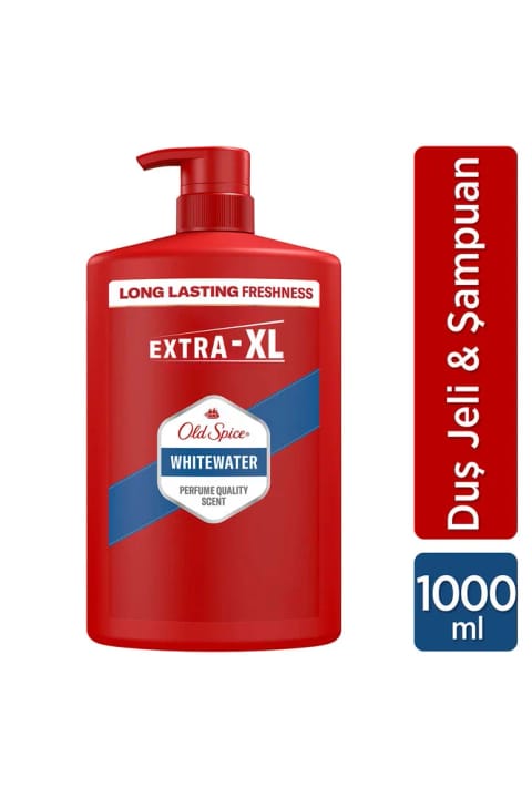 Old Spice Whitewater شامپو و ژل دوش مردانه 1000 میلی‌لیتری Ekstra-XL