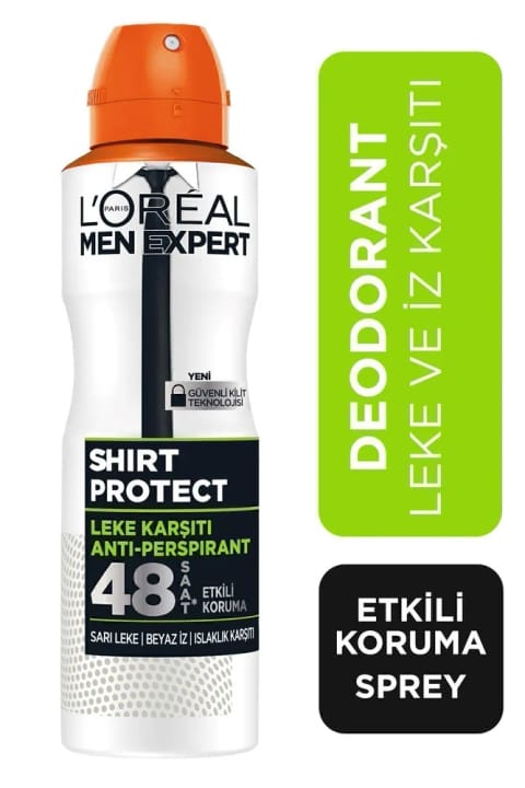 L'Oreal Paris محافظ پیراهن ضد تعریق اسپری مردانه 150ml