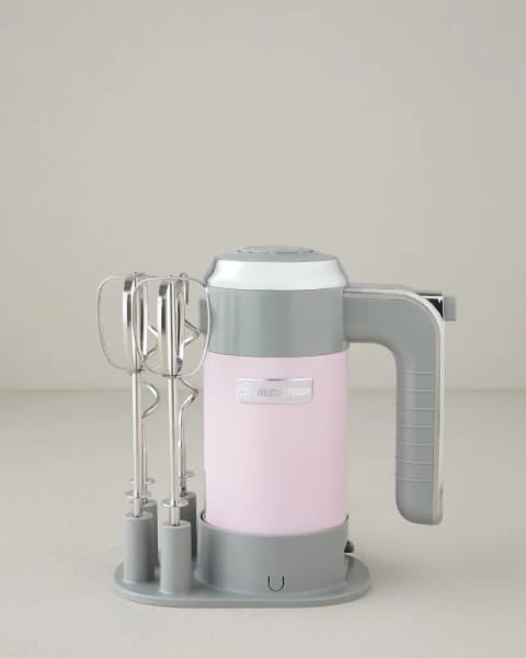 میکسر دستی پایه‌دار رترو Westinghouse صورتی