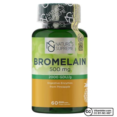 Nature's Supreme Bromelain 60 کپسول