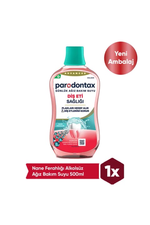 Parodontax دهانشویه بدون الکل نعنایی 500ml