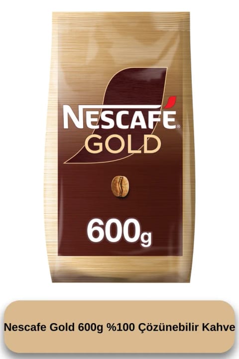 Nescafe Gold 600g قهوه 100% محلول