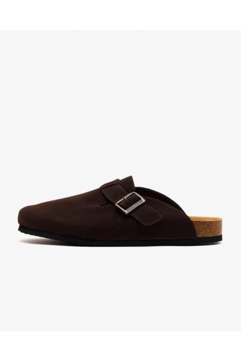 SKECHERS AIDAN دمپایی مردانه قهوه‌ای 205297 CHOC