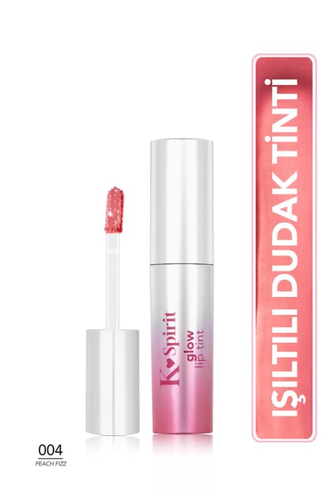Flormar K-Spirit مرطوبکننده و براق با ظاهر مرطوب تینت لب — 004 Peach Fizz