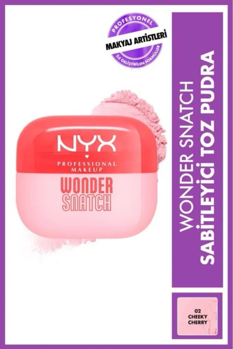 پودر تثبیتکننده NYX Professional Makeup Wonder Snatch - 02 Cheeky Cherry
