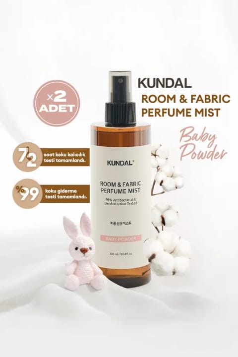 معطر اتاق و پارچه Kundal (بوی پودر بچه) 300 میلی‌لیتر