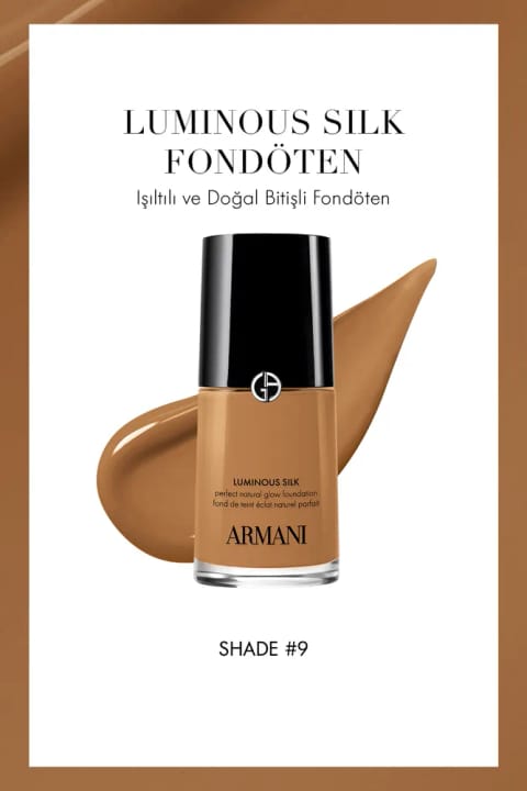 فونداسیون Giorgio Armani Luminous Silk با فینیش درخشان و طبیعی 9 3614274277692
