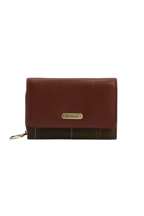 کیف پول فرنچ چرم Barbour Rosa BR11 Brown Classic