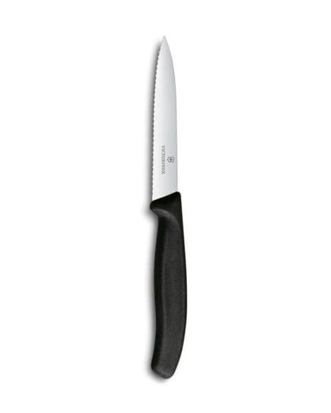 چاقوی پوست‌کن Victorinox 6.7733 SwissClassic ۱۰ سانتی‌متری مشکی