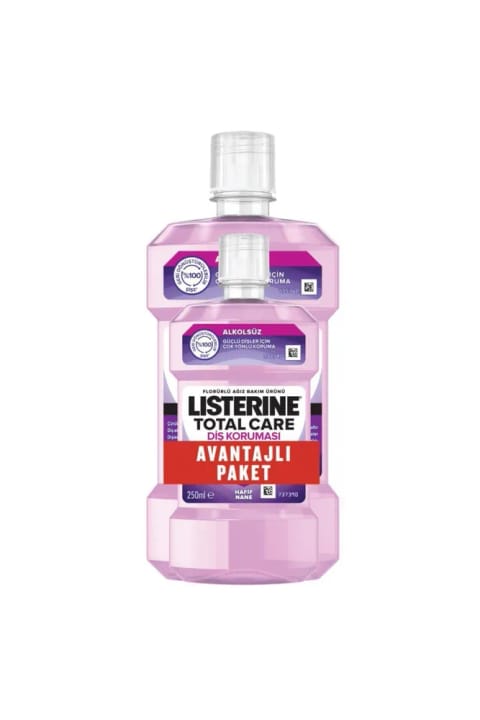 دهانشویه Listerine Total Care طعم ملایم 500 + 250 ML