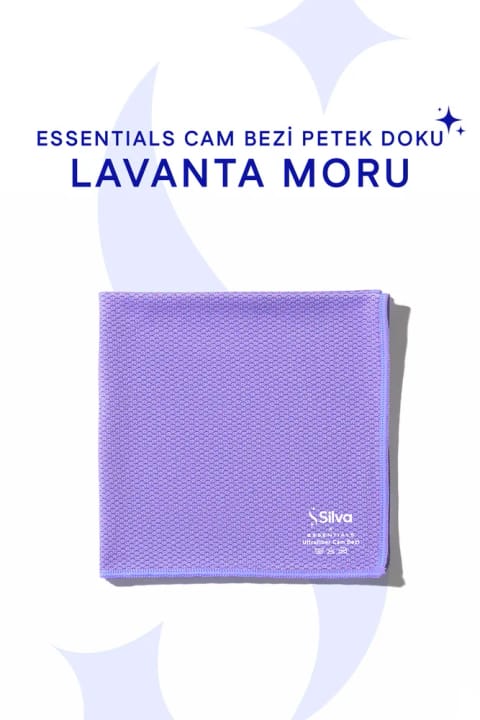 Silva Ultrafiber Essentials دستمال شیشه پتکدوز (35x35) بنفش اسطوخودوس