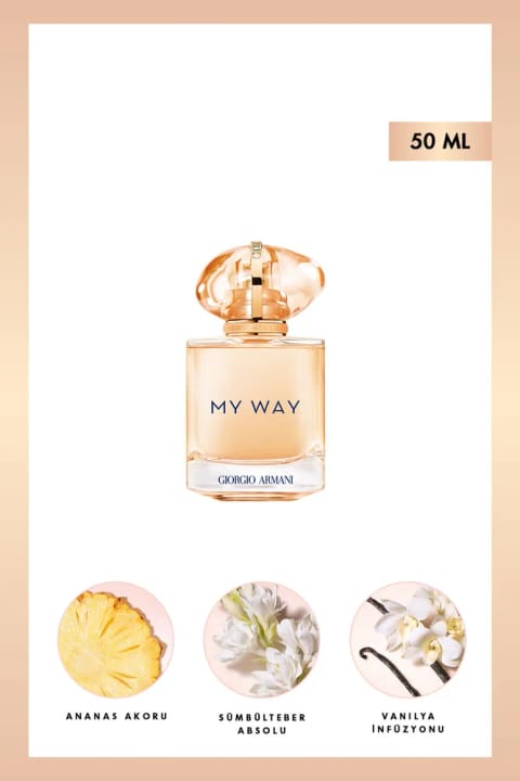 Giorgio Armani My Way Sunny Vanilla ادو پرفیوم زنانه 50 میل