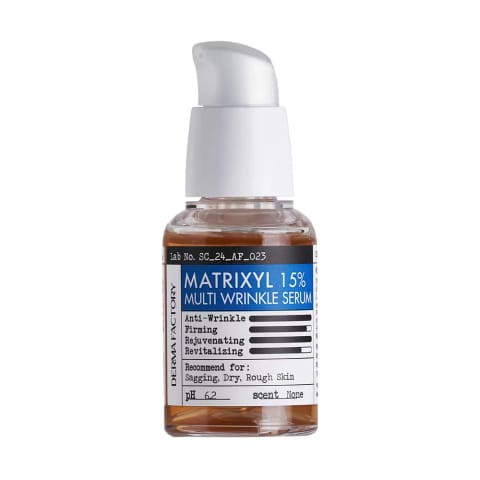 DERMA FACTORY Matrixyl %15 ضد چروک و افتادگی پوست با اثربخشی بالا