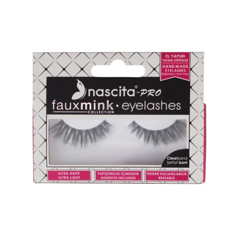 مژه مصنوعی Nascita Pro Faux با ظاهر طبیعی NASEYE000088