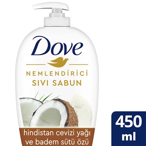 Dove Hindistan Cevizi Yağı ve Badem Sütü Özü Liquid Soap 450 ml