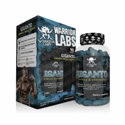 Warrior Labs Giganto Mix - MK677، IGF1، NAC، Milk Thistle، TUDCA 90 کپسول