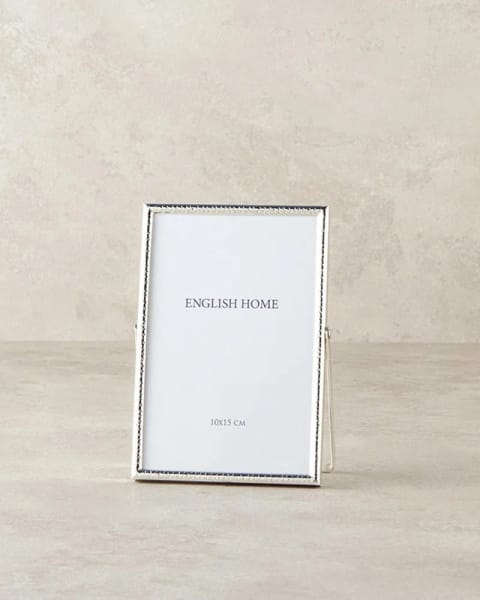قاب فلزی Gloria مدل Metal سایز 10x15 سانتی‌متر نقره‌ای
