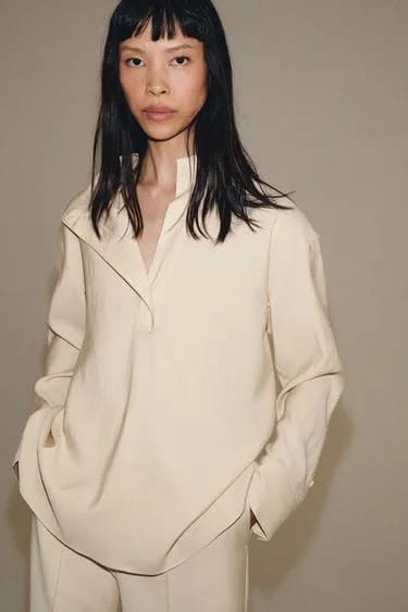 ZW COLLECTION پیراهن ضربدری