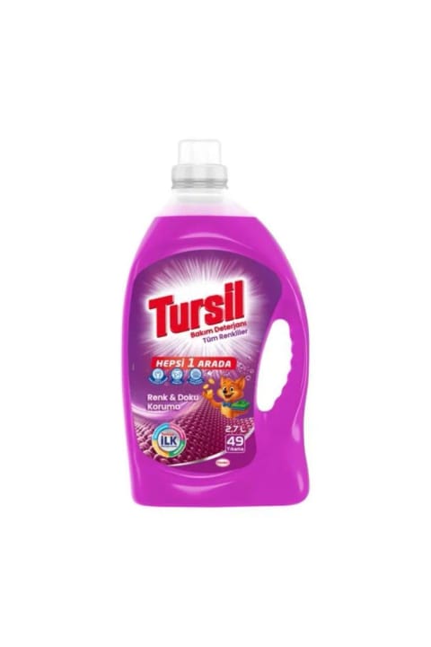 Tursil مایع شستشوی البسه رنگی 2.7 لیتر