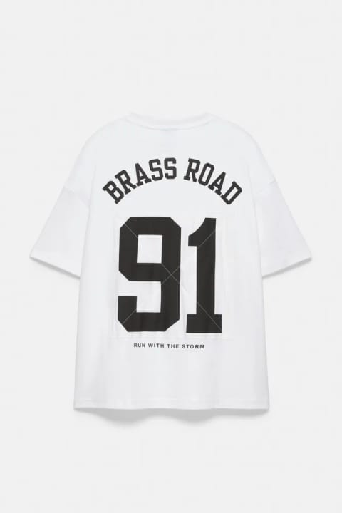 تیشرت گشاد آستین کوتاه Brass Road