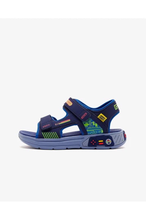 SKECHERS POWER SPLASH صندل پسر بچه بزرگ سرمهای 402271L NVMT