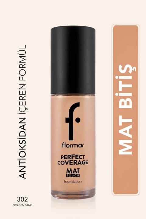 فندیشن مات فلورمار (با زیرتن سرد) - Mat Touch Foundation - 302 Gol...
