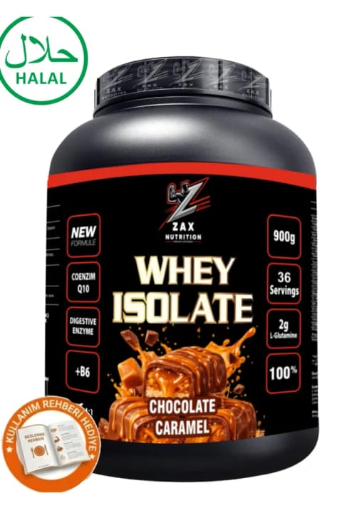 zax nutrition وی ایزوله پروتئین وِی CHOCOLATE CARAMEL 900 گرم