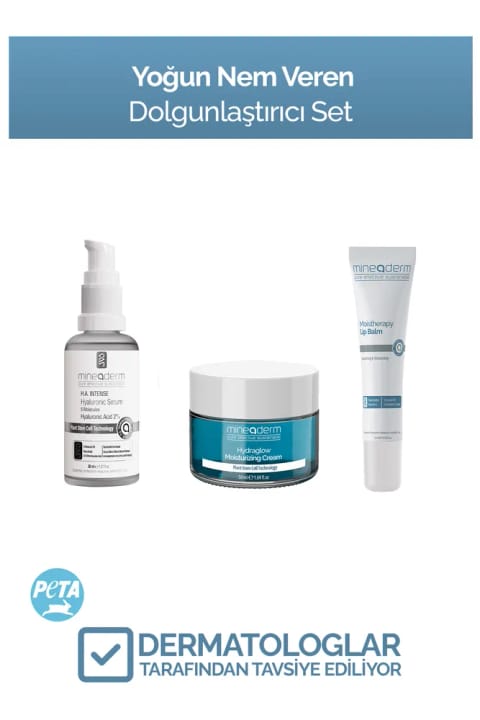 mineaderm ست آبرسان و حجمدهنده شدید – Hyaluronic Acid، صورت و لب...