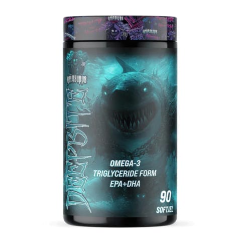 روغن ماهی امگا-۳ Grimlabs DEEPBITE TRIGLYCERIDE ۱۰۰۰ میلی‌گرم EPA DHA ۹۰ سافت‌جل