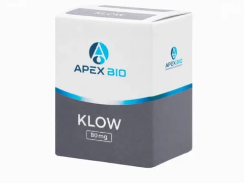 Apex Bio KLOW 80 mg حاوی GHK-CU 50 mg، TB500 10 mg، BPC157 10 mg، KPV 10 mg - با کد استعلام
