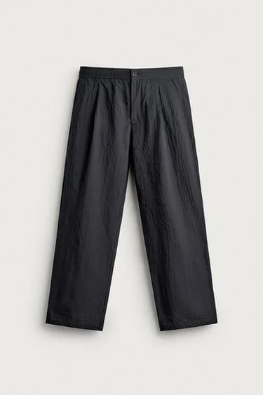 Zara شلوار سِرسوکر راسته