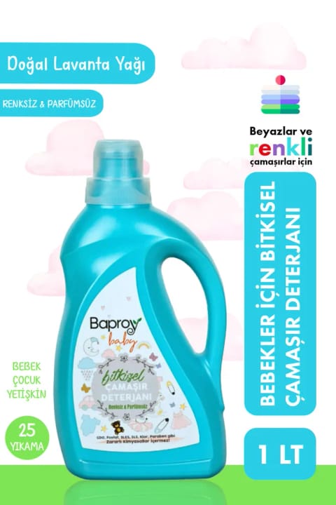 Baproy شوینده گیاهی لباس نوزاد ۱ لیتر