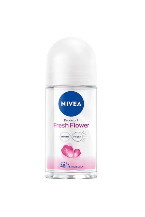 NIVEA Fresh Flower دئودورانت رول‌آن زنانه ۵۰ میلی‌لیتر