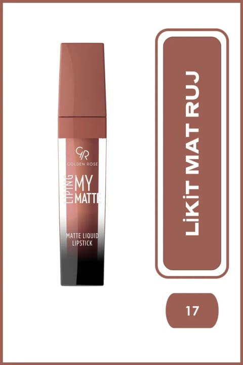 Golden Rose Liping My Matte - 17 - رژ لب مایع مات