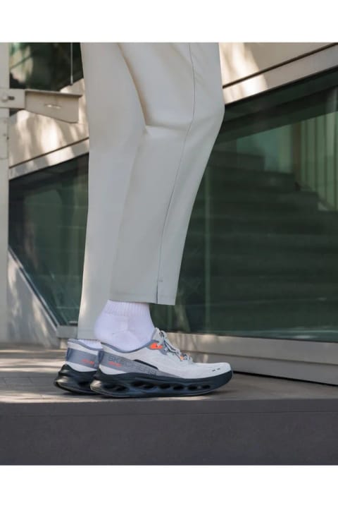 SKECHERS MAX CUSHIONING GLIDE-STEP - ADVERT کفش دویدن مردانه خاکستری 220421 ...