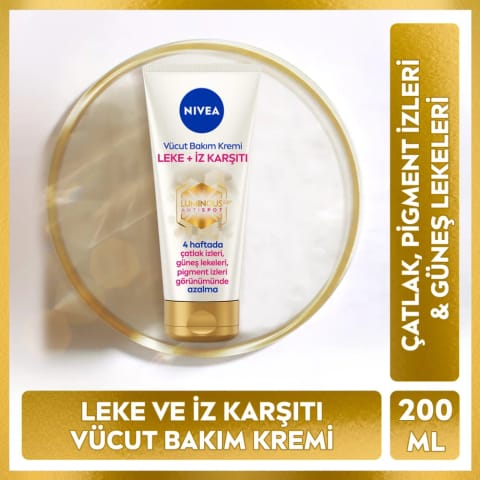 NIVEA Luminous کرم مراقبت از بدن ضد لک و آثار ۲۰۰ میلی‌لیتر
