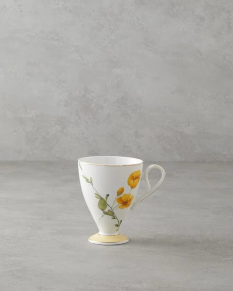 ماگ Valentina New Bone China ۳۰۰ ml زرد