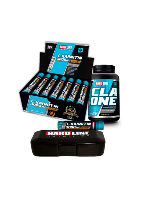هاردلاین ال-کارنیتین ماتریکس 3000 میلیگرم + CLA One + جاکلیدی طعم هلو