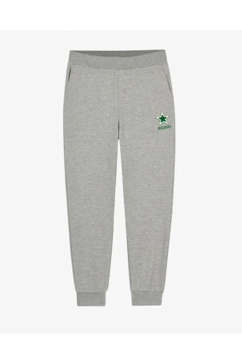شلوار جاگر مردانه SKECHERS M Lw Collage Sweatpant طوسی S2620127-3272