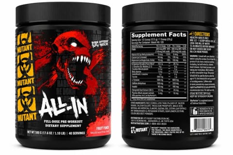 پیش تمرین Mutant All-In Full-Dose 500 گرم - Fruit Punch
