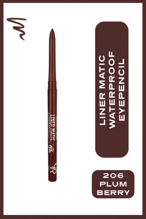 Golden Rose Liner Matic Waterproof Eyepencil - مداد چشم ضد آب شماره 2... — 206 Plum Berry Murdum