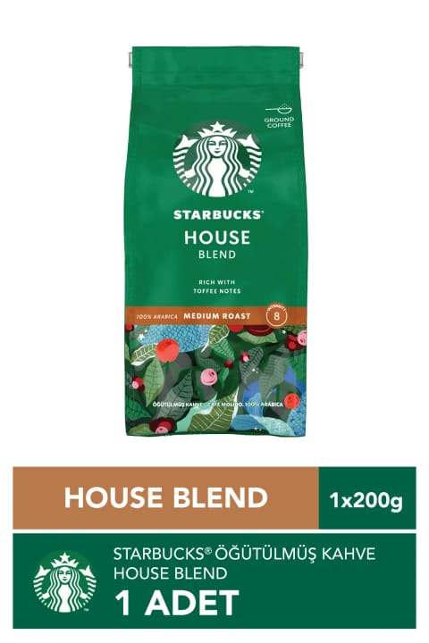 قهوه آسیابشده Starbucks House Blend 200 گرم