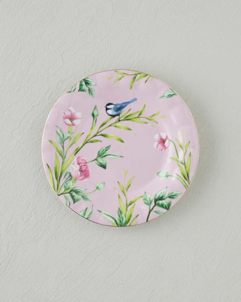 بشقاب پاستا Vanilla New Bone China ۱۶ سانتی‌متری صورتی روشن