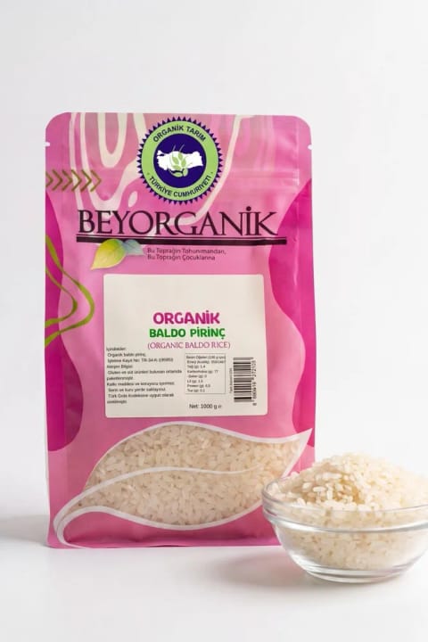 BEYORGANİK برنج ارگانیک بالدو 1 کیلوگرم (دارای آنالیز سموم و آفلاتوکسین)