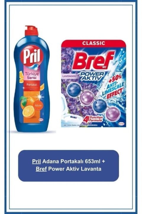 جرم‌گیر جامد توالت Pril Power Aktiv رایحهٔ پرتقال آدانا